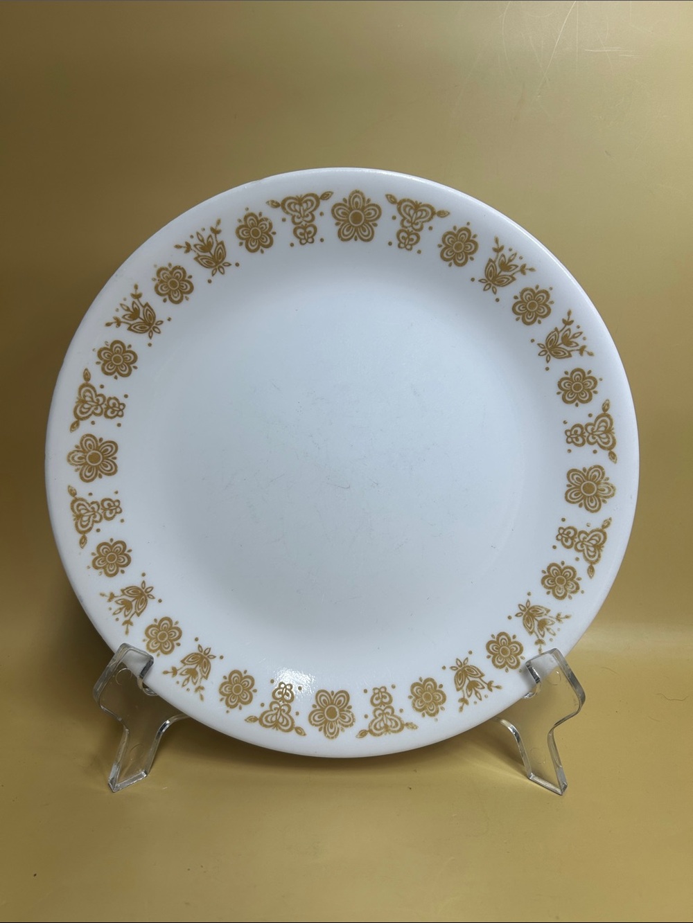 BUTTERFLY GOLD by Corelle vintage Dinnerware (Discontinue pattern)